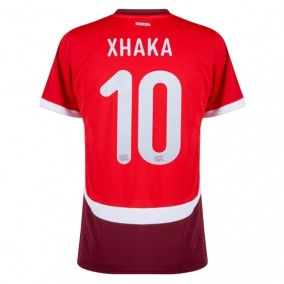 Schweiz Xhaka 10 EM Hemmatröja 2024